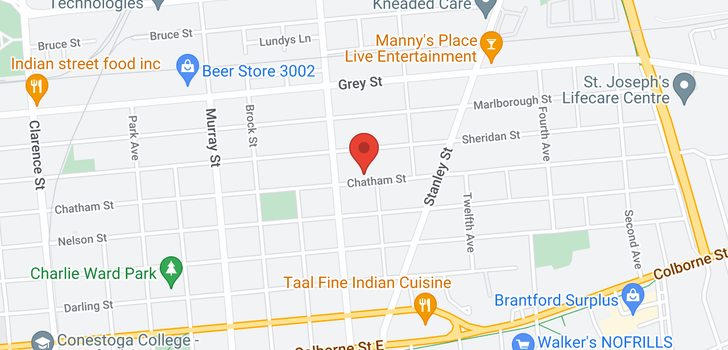 map of 300 Chatham Street